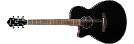 Ibanez AEG50L-BKH Left-handed AEG Series Acoustic Electric Guitar - Black