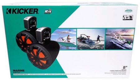 Kicker–KM-Series-45KMTC8-Coaxial-Tower-System-with-45KM84L-Speakers