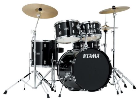Tama Stagestar 5-Piece Fusion Drum Set with Cymbals - Black